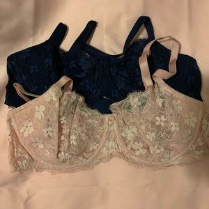 Victoria’s Secret Push-up W/O Padding Lace Bra 38D